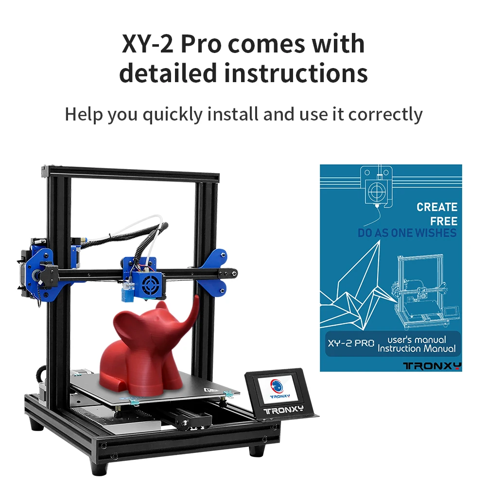 3D-принтер Tronxy XY-2 PRO быстрая сборка Модернизированная сверхтихая материнская
