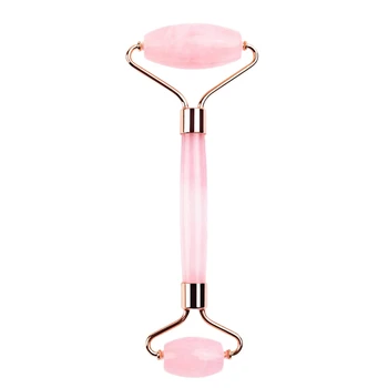 

Jade Roller And Gua Sha Tools Set Anti Aging Rose Quartz Roller Massager Real Natural Jade Roller For Face Eye Neck Beauty Jade
