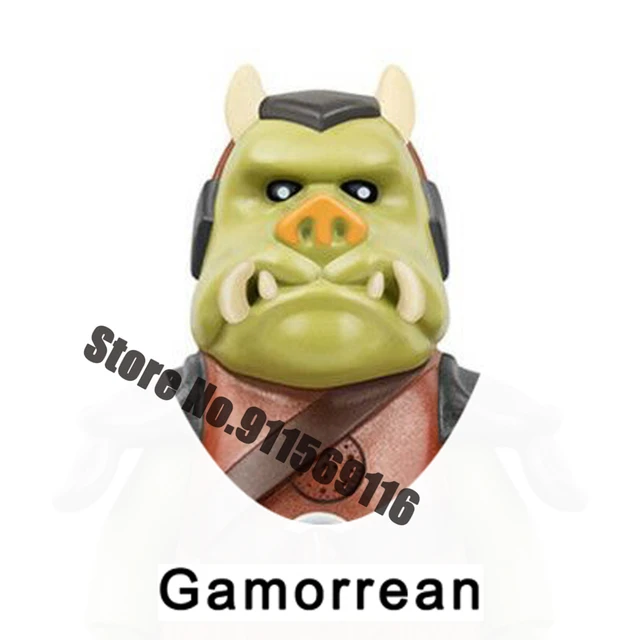 Jar Jar Binks Chewbacca Tusken Raider Han Solo Building Blocks Jawas Leia Ewoks Amidala Gamorrean Star Brick Figure Wars Toys PG742