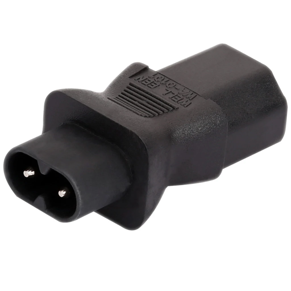 Standard IEC 320 C13 To C8 Adapter, IEC 320 C8 To C13 Power Adapter Good heat dissipation durable