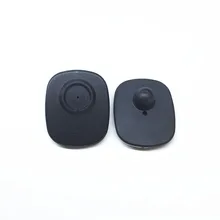 2000 шт/партия 53*44 мм EAS RF жесткая бирка безопасности 8,2 МГц квадратная бирка в виде одежды анти-shoplifting сигнализации