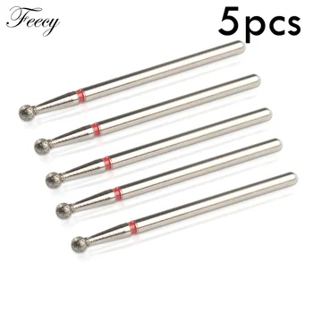 5pcs Diamond Nail Drill Bit Kits Mill Cutter All For Manicure Machine Bit Tools Accessories Cuticle Clean For Removing Nail Gel 5