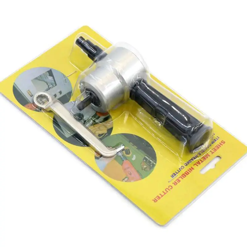 Double Head Sheet Metal Nibbler Blade Saw Cutter Cutting Tool Drill Attachment Double Head Sheet Metal Nibbler Blade Saw Cutter Cutting Tool Drill Attachment