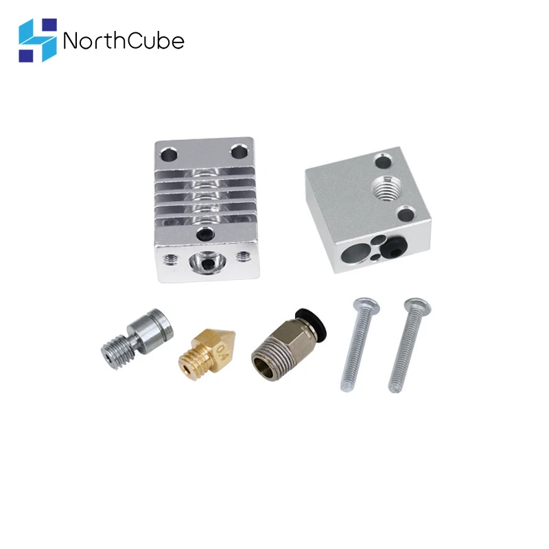 NorthCube все металлические Hotend Kit титановый сплав тепловой разогрев для Creality 3D