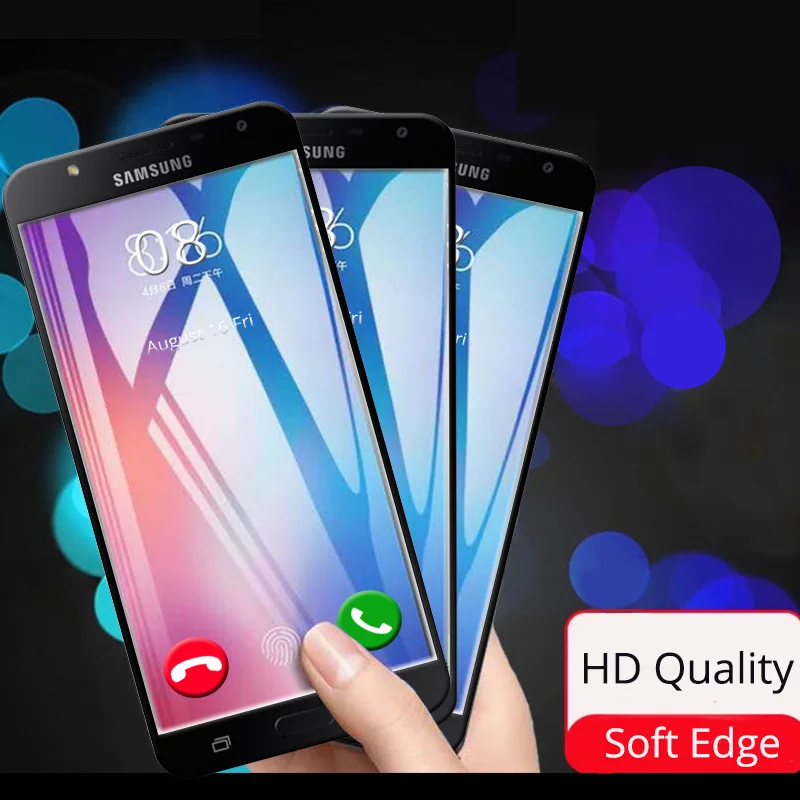

Full Cover Tempered Glass For Samsung J7 Neo SM-J701F Protective Glass Screen Protector For Samsung Galaxy S6 S7 Protection Film