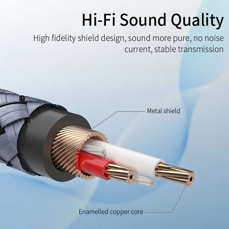 Essager RCA Audio Cable Jack 3.5 to 2 RCA Cable AUX RCA Jack 3.5 mm Adapter Splitter Aux Cable for TV Box Theater Speaker Wire