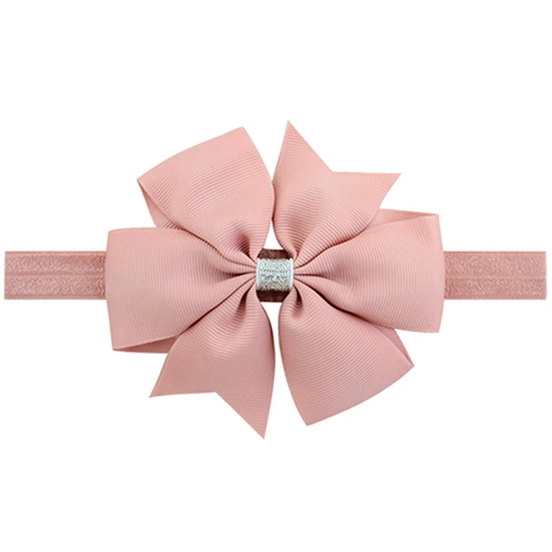 baby essential  1 PCS 11 CM Fashion Dovetail Grosgrain Ribbon Bowknot Toddler Elastic Headband DIY Baby Headwear Clothing Decoration 20 Colors designer baby accessories Baby Accessories