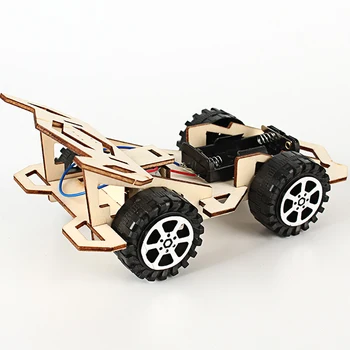 

Toy Principle Cognition DIY Model Kit Fun Wooden Assembly Developmental Kids Scientific Teaching Educational Racing Car