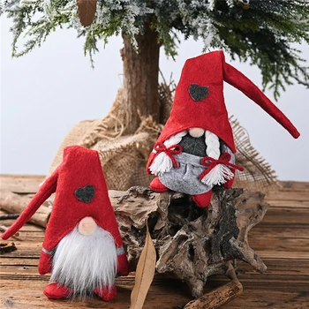 

Long Hat Swedish Stuffed Gnome Toy Santa Doll Gnome Nordic Home Ornaments Christmas Santa Gift Decoration For Home