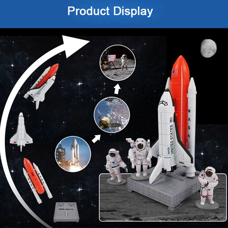 Alloy Models Space Shuttle Raketenflugzeuge Raumfahrzeug Kit 1:64 