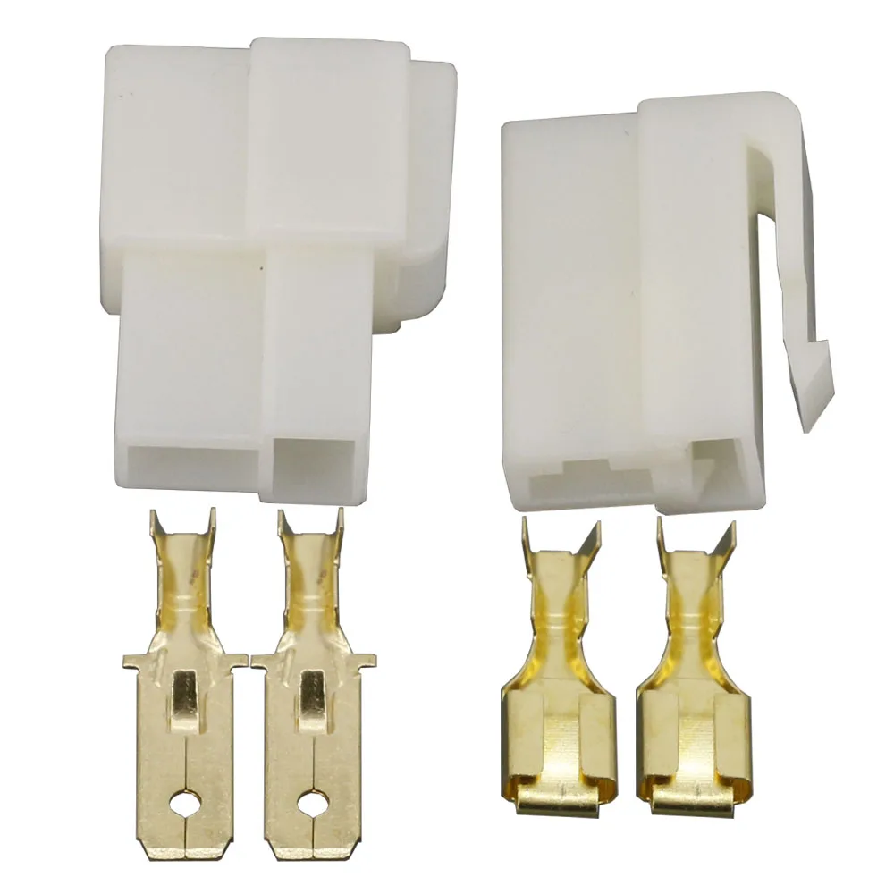 Conjuntos de 6.3 Séries Novo Pinos Djj7021f6.3 Conectores de Fio Elétrico Plástico Abs Plug Masculino Feminino Conector do Automóvel 100