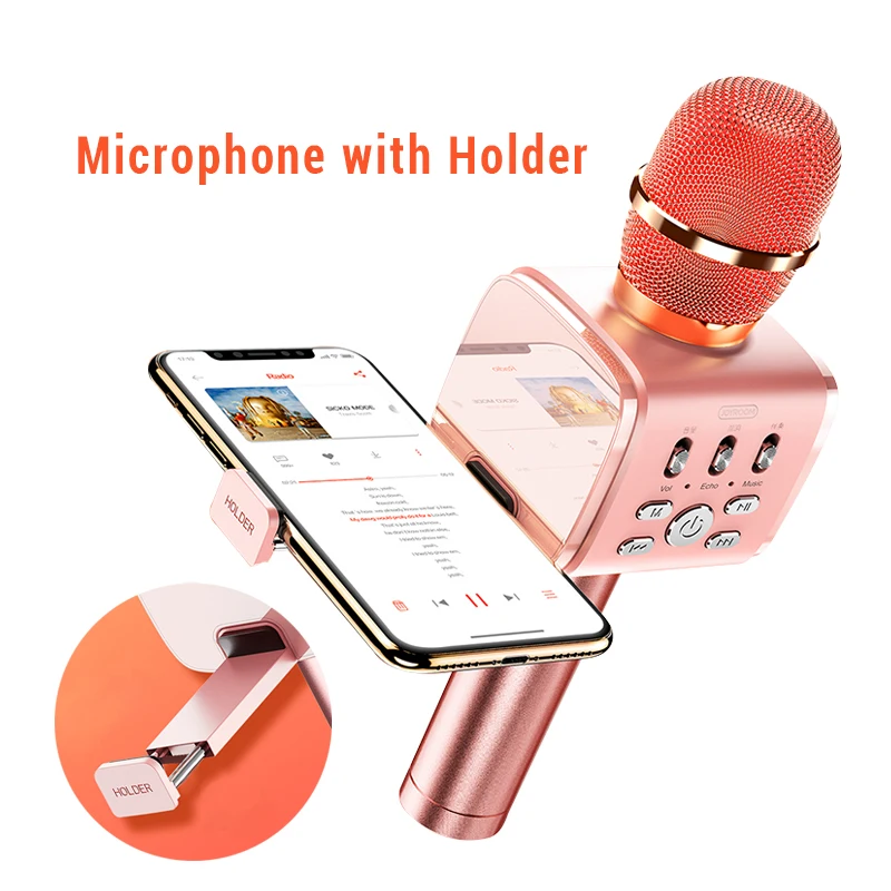 

Capacitive Karaoke Microphone For Phone Mic Bluetooth Connection USB Microphone Stand For bm 800 Studio Mike Bm800 Recording