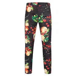 Pantalon à la mode pour homme, costume décontracté, imprimé noël 