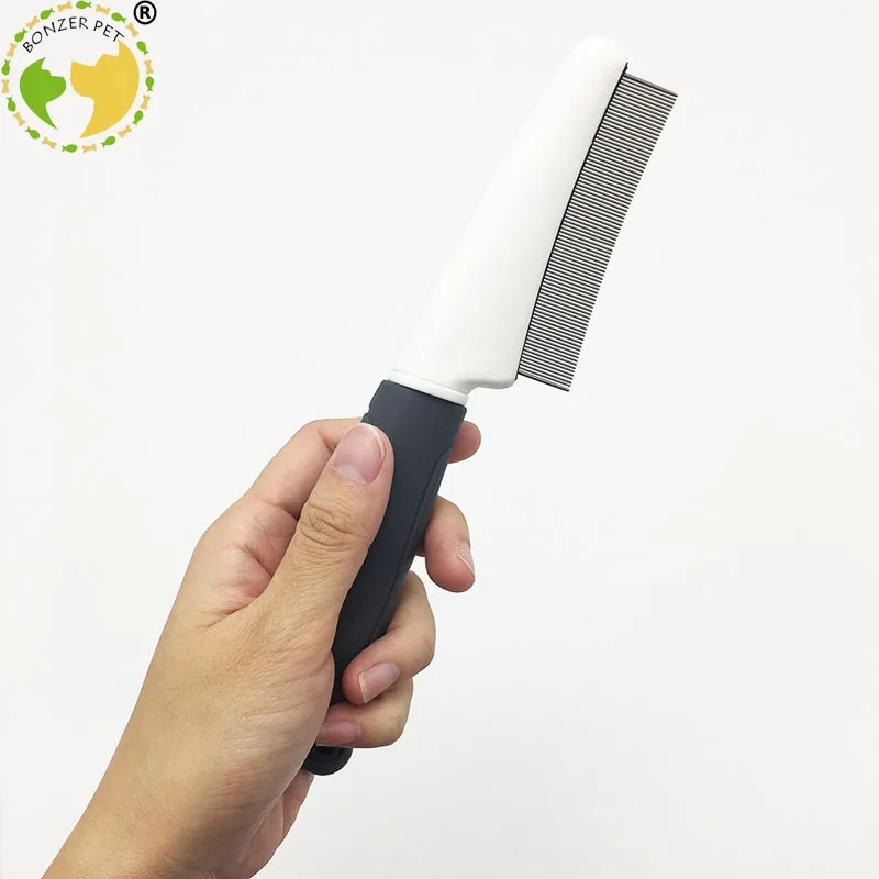 Bonzerpet заколка для собак из нержавеющей стали, гребни для кошек, длинные густые волосы, щетка для удаления шерсти, уход за шерстью, расческа для чистки, поставщик