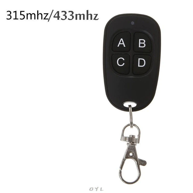 

Remote Control 433MHz 315MHz Cloning Duplicator Wireless 4 Keys Universal Waterproof Handle Garage Gate Electric Door Key Fob