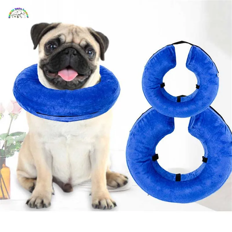 10Pcs Collare Gonfiabile Morbido Cono Collare E-Collare Smanettano Per Cani E Gatti Buster Collare Pet Paralume Radar Piatto Cane Risparmiatore