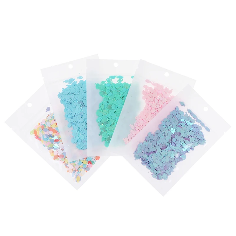 10 г/пакет красочные рыбки блестки DIY Slime материал блестки Lentejuelas фитинги для рукоделия ремесло бижутерия 6*8 мм
