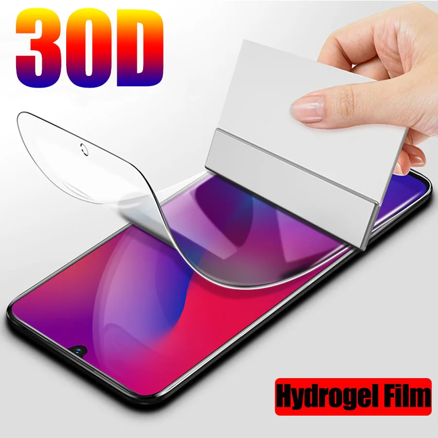 30D Защитная Гидрогелевая пленка для Xiaomi Mi A3 Note 10 CC9e 9 Lite экрана Redmi 7 8 8T Pro 8A полная не