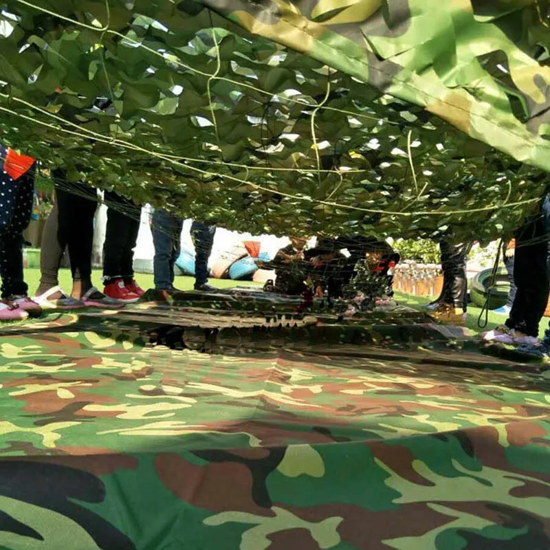 Камуфляжная сеть Лесной камуфляж джунгли листья с веревкой для автомобиля тенты крышка Охота Кемпинг SEC88