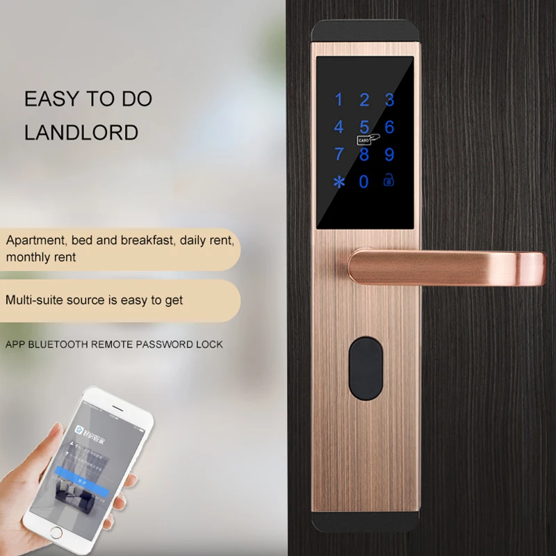 KPIOCCOK умный дверной замок приложение wifi сенсорный экран цифровой пароль биометрический ключ для электронного замка для домашнего офиса MF518