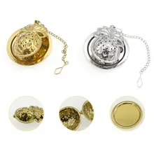 4 шт., инфузионное чайное ситечко в форме клубники, блокирующий фильтр для специй