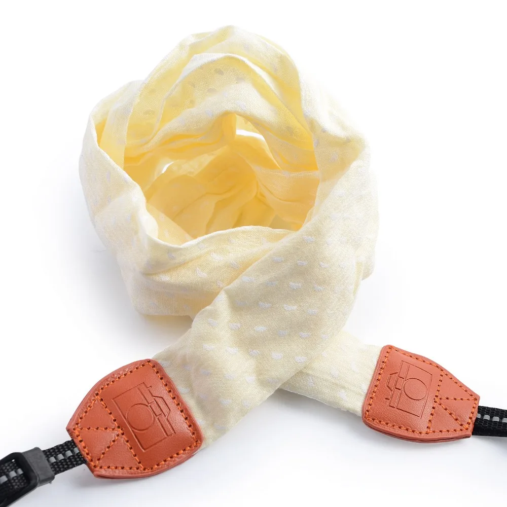 yellow neck strap