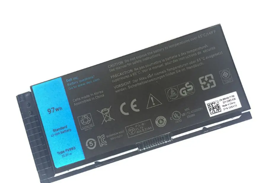 

new FV993 9GP08 PG6RC X57F1 0TN1K5 3DJH7 Battery Fit for DELL Precision M4700 M6700 M4600 M6600