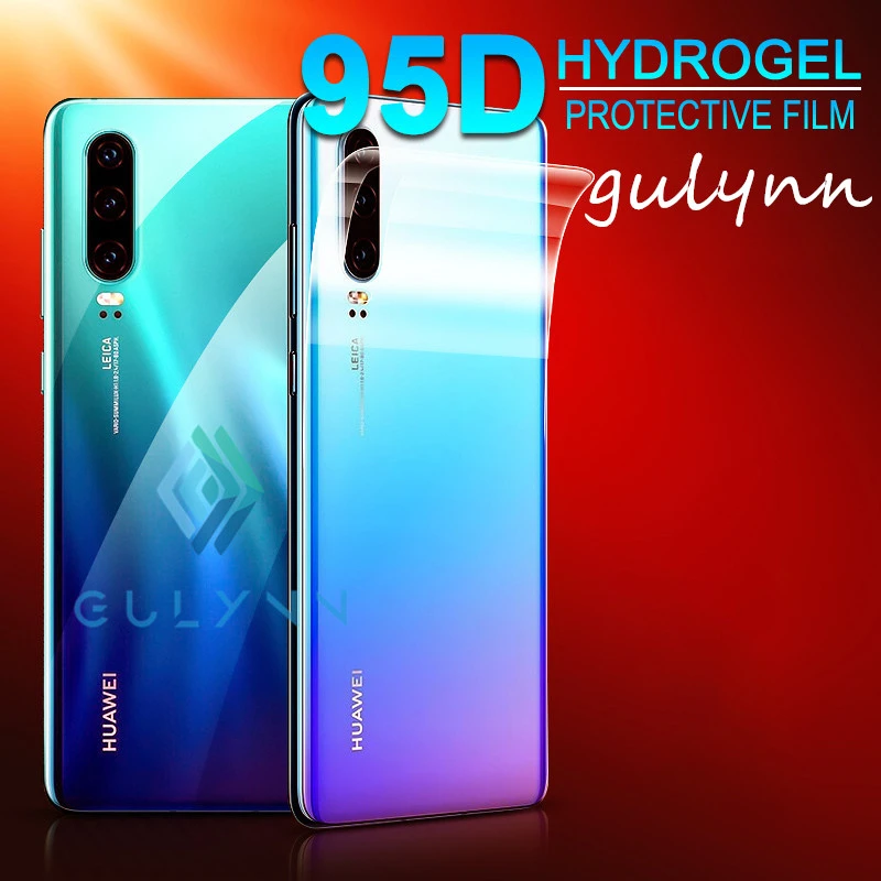 

Front + Back New 95D Screen Protector For Huawei P30 Pro P20 Mate 20 Lite Hydrogel Film For Huawei Honor 9X 8X 20 8A Soft Film