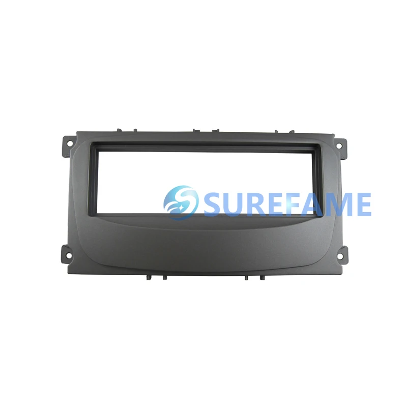 Single Din Facia for Ford Focus II Mondeo C Max 2007-2011 Radio DVD Stereo CD Panel Dash Kit Trim Fascia Face Plate Frame(Black) |