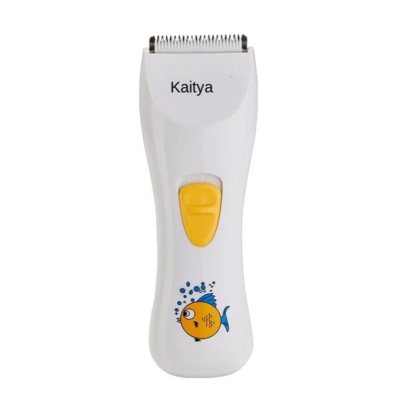 Manufacturer sells water-wash rechargeable silent electric push-shear household baby hairdresser, children's shaving power pushe
