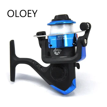 

OLOEY Reel For Winter Saltwater Fishing Reels Spinning Line Roller For Carp Spinning Fishing Reel Line Winder For Baitcast Blue