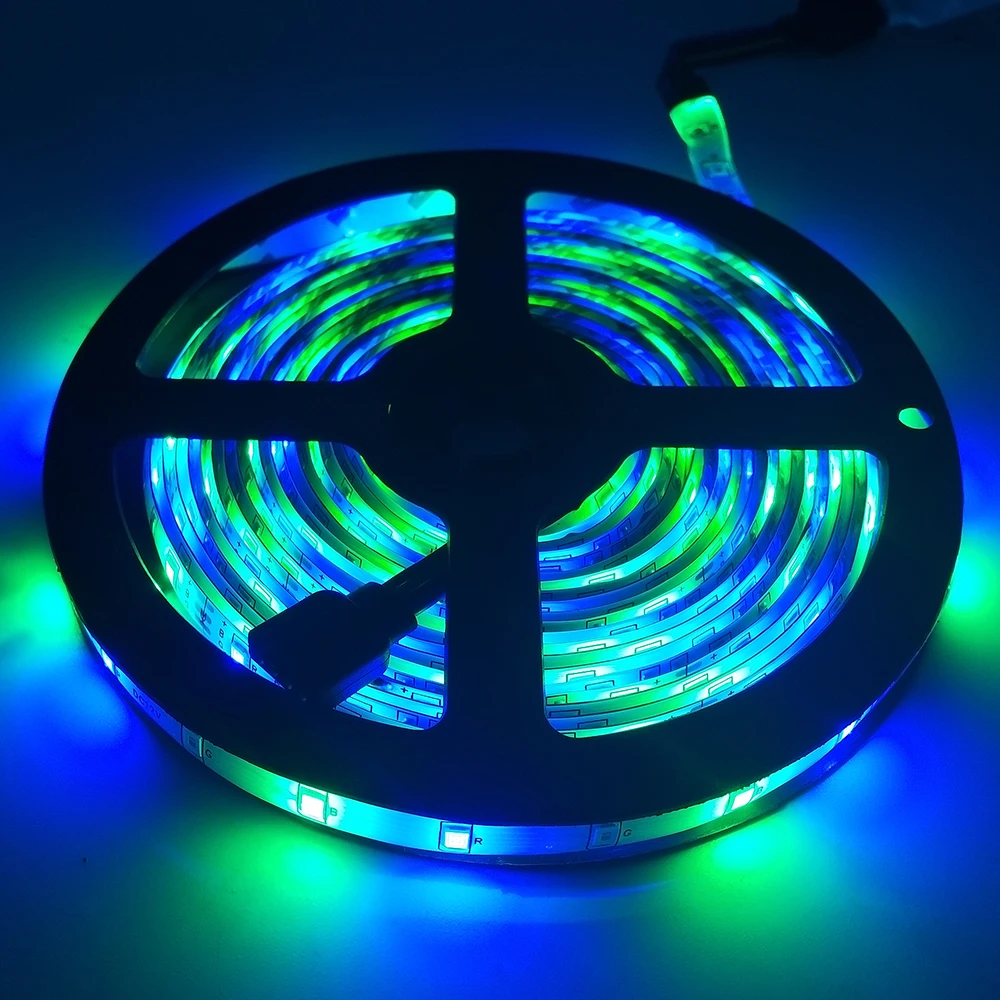 DC 12V Водонепроницаемый 5m 300 светодиодный s RGB светильник 2835 60 Светодиодный s/m Fiexble