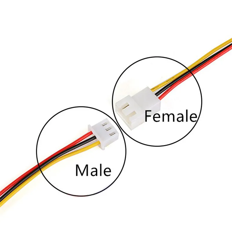 

XH2.54 2/3/4/5/6 Pin Pitch 2.54mm Wire Cable Connector XH Plug Male & Female Battery Charging Cable 200MM Length 26AWG 10PCS