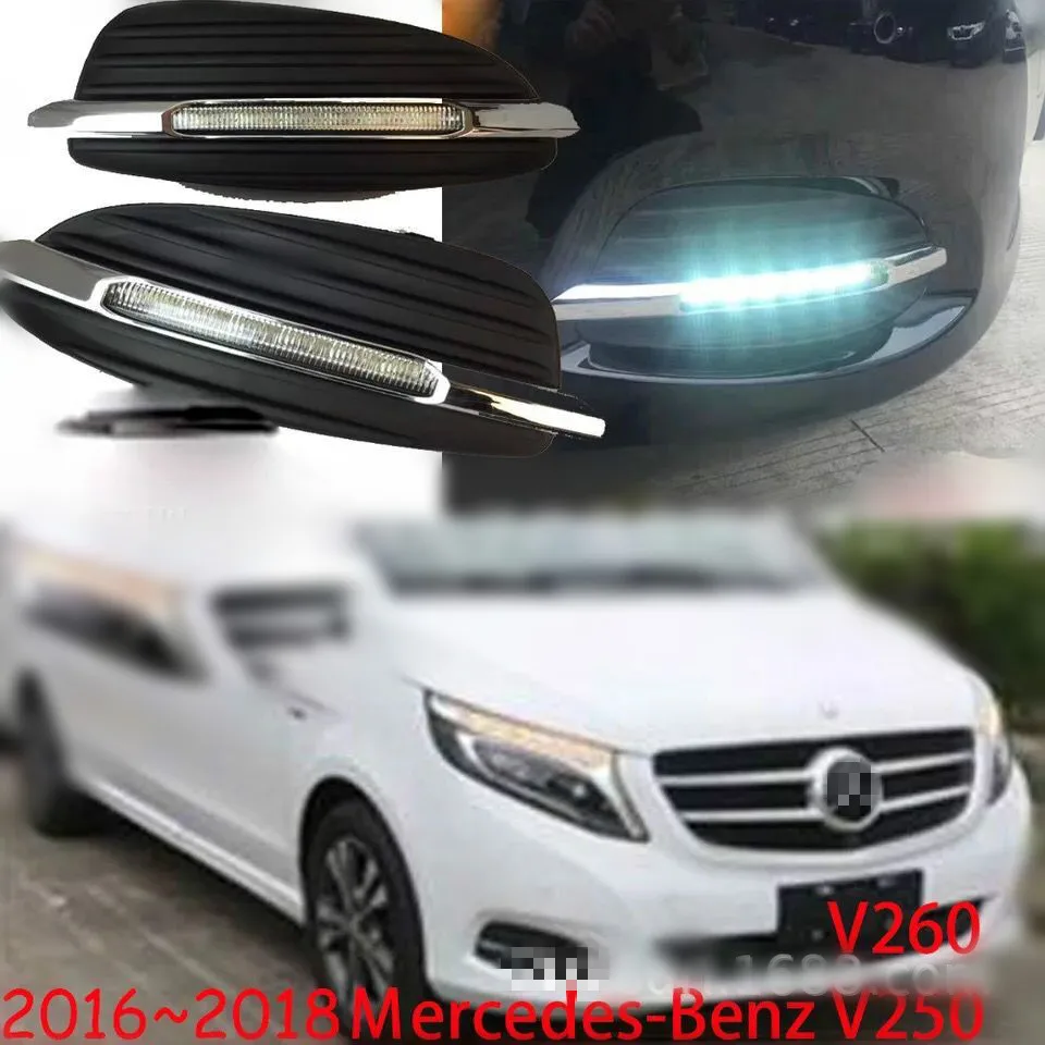 

2PCS For Mercedes Benz V-Class Vito V250 V260 2016 - 2018 Dynamic Yellow Turn Signal 12V Car DRL Lamp LED Daytime Running Light