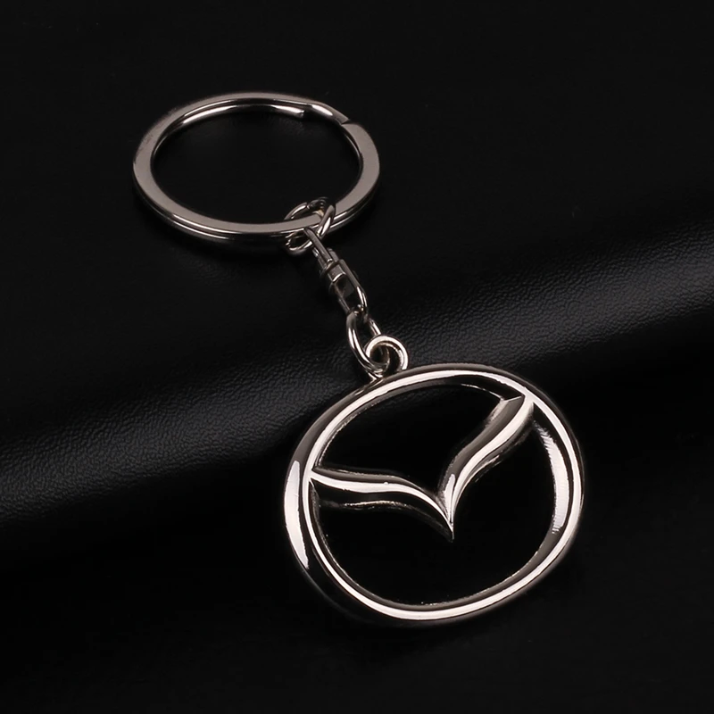 Креативное длинное металлическое Стильное кольцо для ключей mazda автомобильный