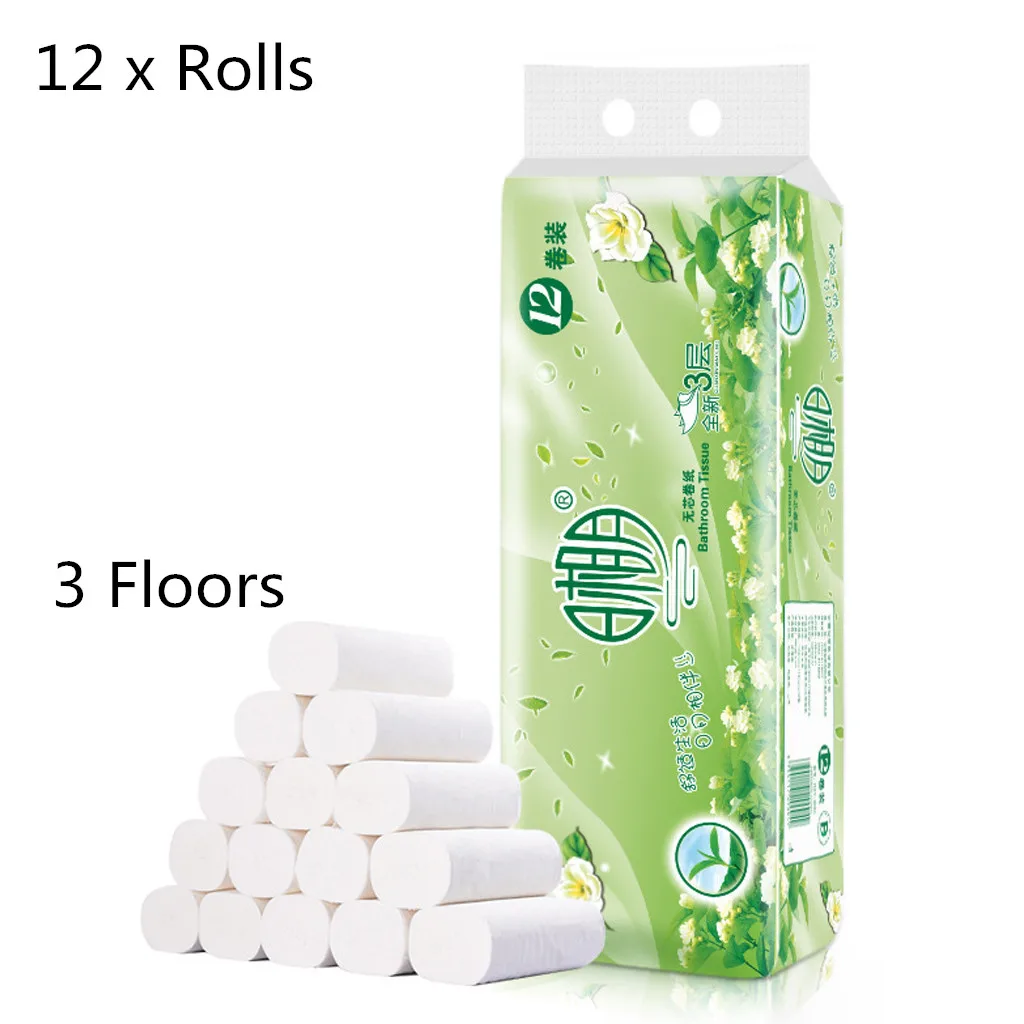 Outdoor Survival Camping Toilet Paper Strong 3 Ply Soft Silky Tissue