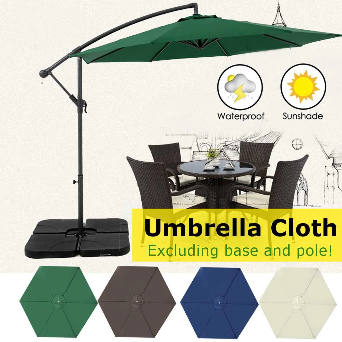 Overhang umbrella Clearance