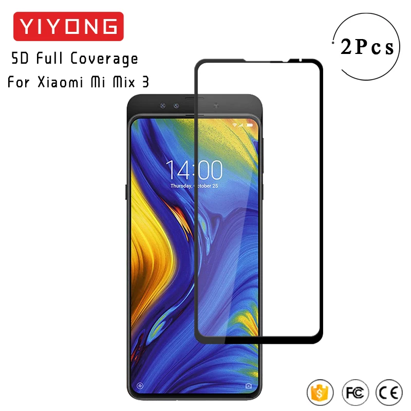 Стекло YIYONG 5D с полным покрытием для Xiaomi Mi Mix 3 2 s S закаленное стекло Xiomi Защитная