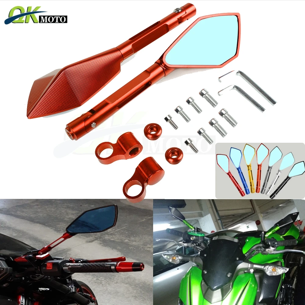 Универсальный moto rcycle 6/8 мм/10 мм Винт moto Алюминий боковые зеркала заднего вида для KTM 1290 1050 Приключения ADV RC8 990 SMR 690 Enduro