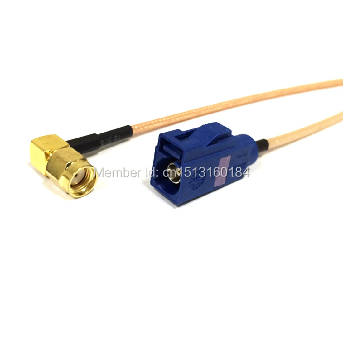 

New Modem Coaxial Cable RP-SMA Male Plug Right Angle To FAKRA C Connector RG316 15CM 6inch Adapter RF Pigtail