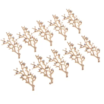 

Leaf Shapes Crystal Embellishments For Corsage, Headwear, Earrings Making