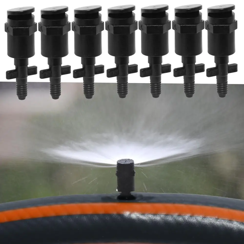 

KESLA 20X Garden 180 Degrees Refraction Nozzle Misting Sprinkler Fruit tree Irrigation watering Lawn Sprayer w/ 4/7mm Screw Barb
