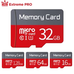 Carte mémoire Micro SD de classe 10, 8 go, 16 go, 32 go, 64 go, 128 go, 256 go, Mini TF, adaptateur cadeau gratuit 