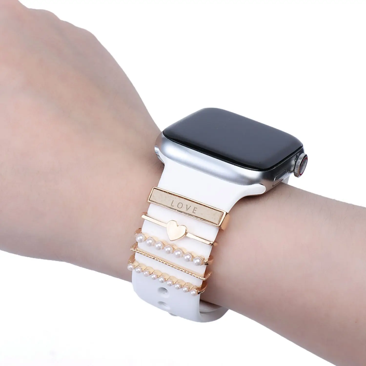 Украшение для ремешка Apple watch декоративные подвески алмазные ювелирные изделия
