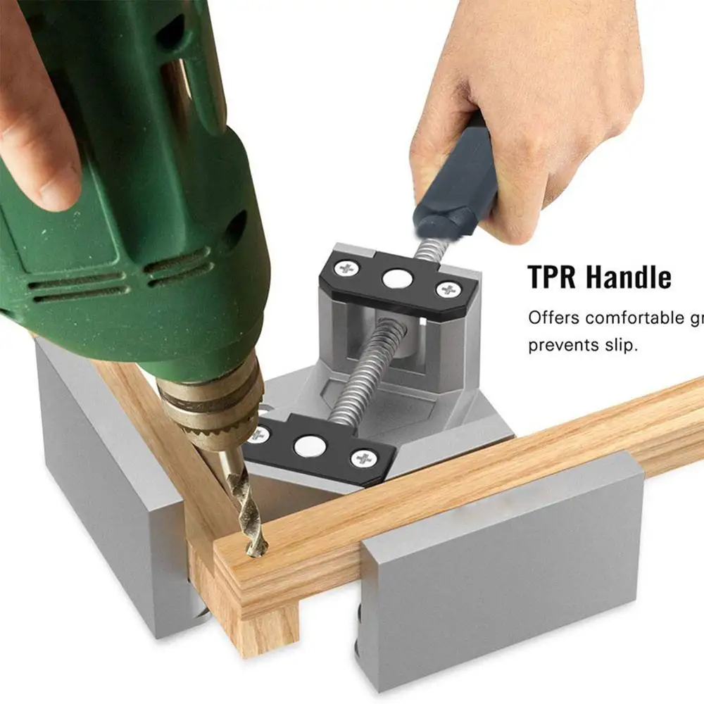 Прямоугольный зажим 90 ° рамка угловой держатель с одной ручкой деревянная