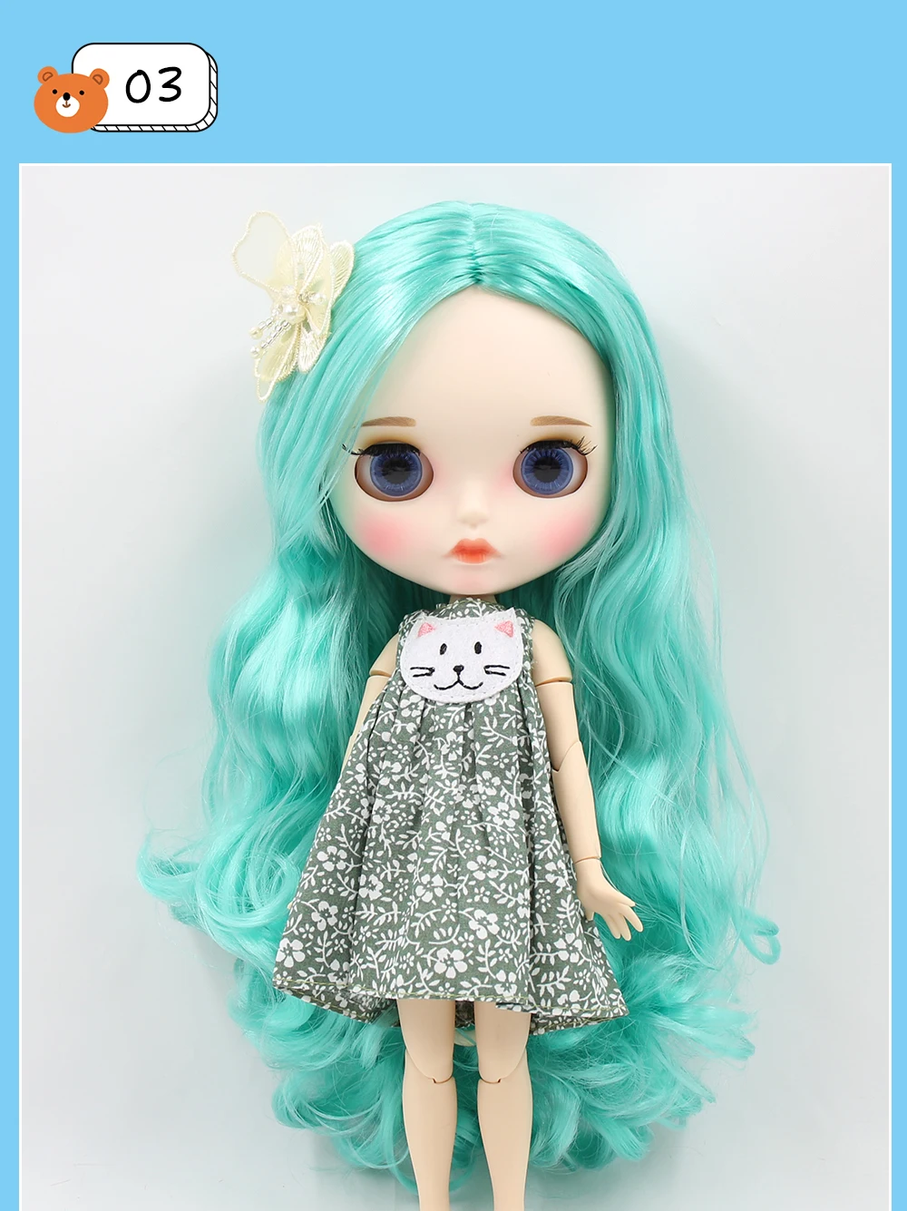 Premium Custom Neo Blythe Doll with Full Outfit 27 Combo Options 5
