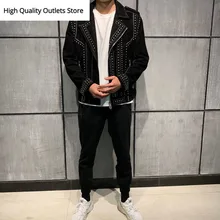 Мужская кожаная куртка, Мужская кожаная куртка из натуральной овчины