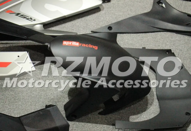 Литьевая Форма ABS Обтекатели комплект подходит для Aprilia RSV4 1000 2009- 09 10 11 12 13 14 на заказ серебро черный