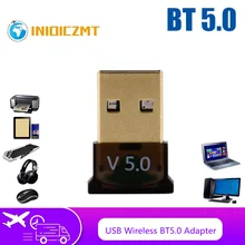 Inoiczmt – adaptateur USB sans fil BT5.0, transmetteur récepteur Audio CSR5.0, Dongle pour ordinateur portable