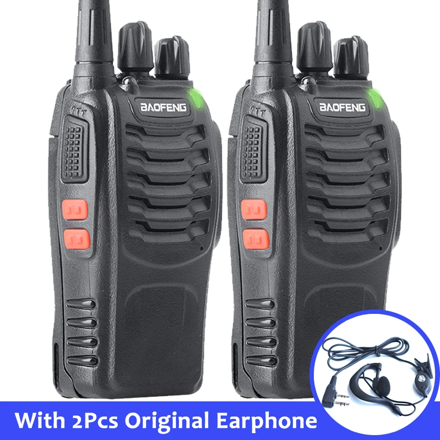 Портативная рация Baofeng 2 шт. 16 каналов двусторонняя bf 888s UHF 400 470 МГц